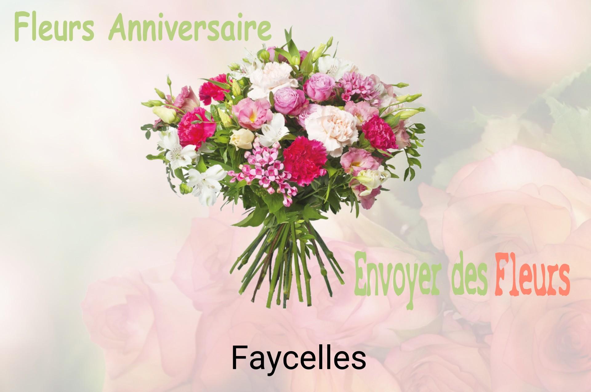 Bouquet de fleurs d’anniversaire livré à Faycelles